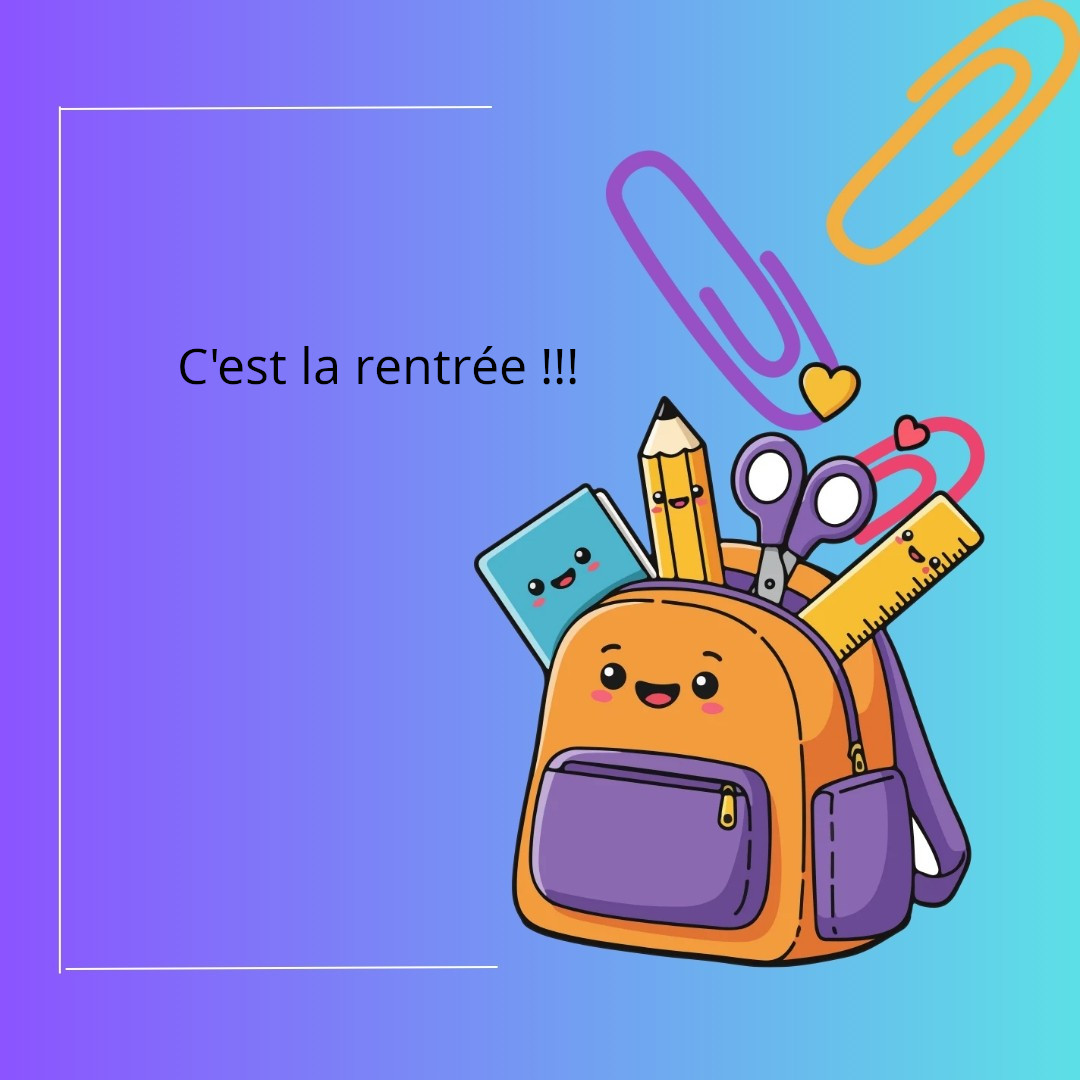 C'est la rentrée